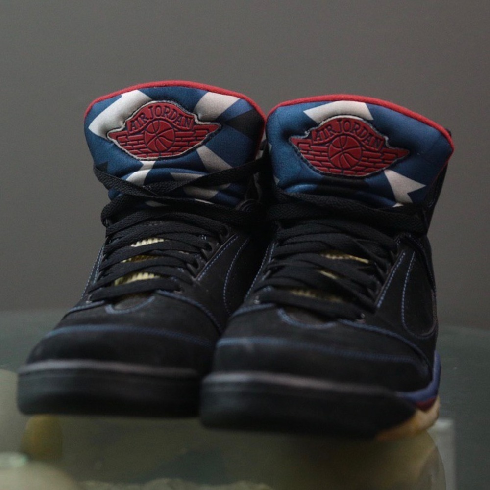RARE 364806 062 AIR JORDAN SIXTY PLUS black/varsity red-french blue  MEN Size 10
